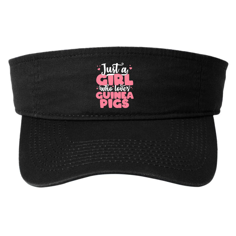 Just A Girl Who Love T  Shirt Just A Girl Who Loves Guinea Pigs   Cute Fashion Visor | Artistshot