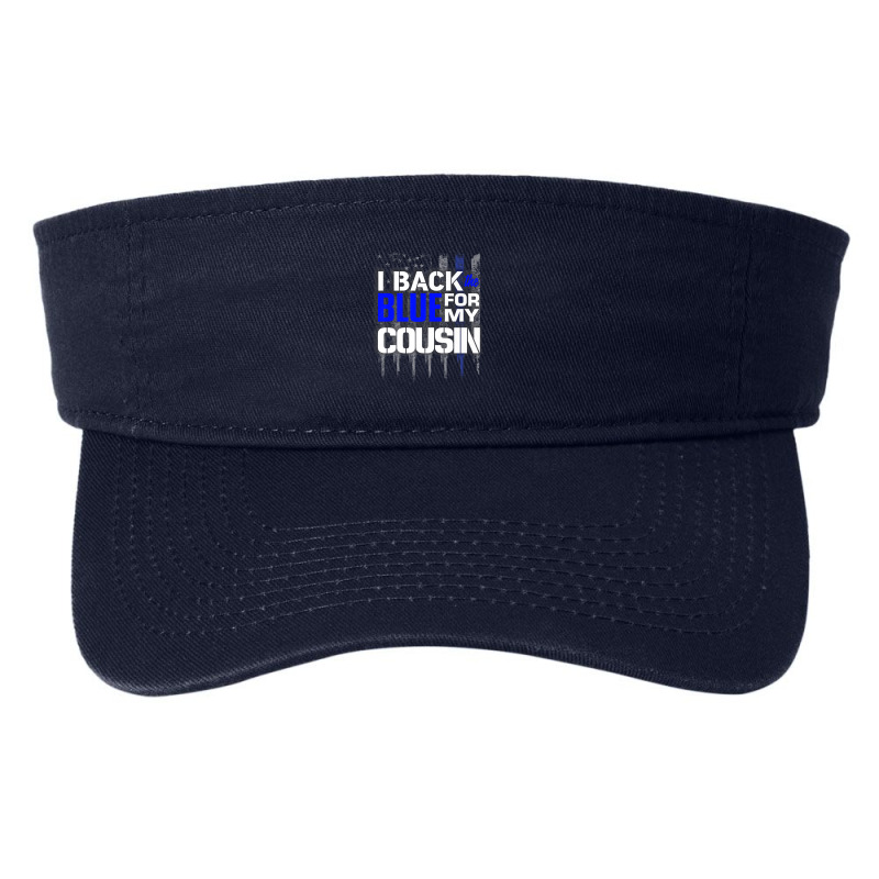 Police Blue Line Shirt   Thin Blue Line Cousin Fashion Visor | Artistshot