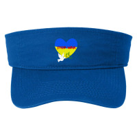 Blue And Yellow Flag Fashion Visor | Artistshot