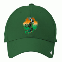 Patrick's Day Bmx Motocross Bike Racing Bicycle Rider Sports Nike Dri-fit Cap | Artistshot