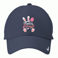 Speech Language Therapist T  Shirt Bunny Speech Language Therapist S L Nike Dri-fit Cap | Artistshot