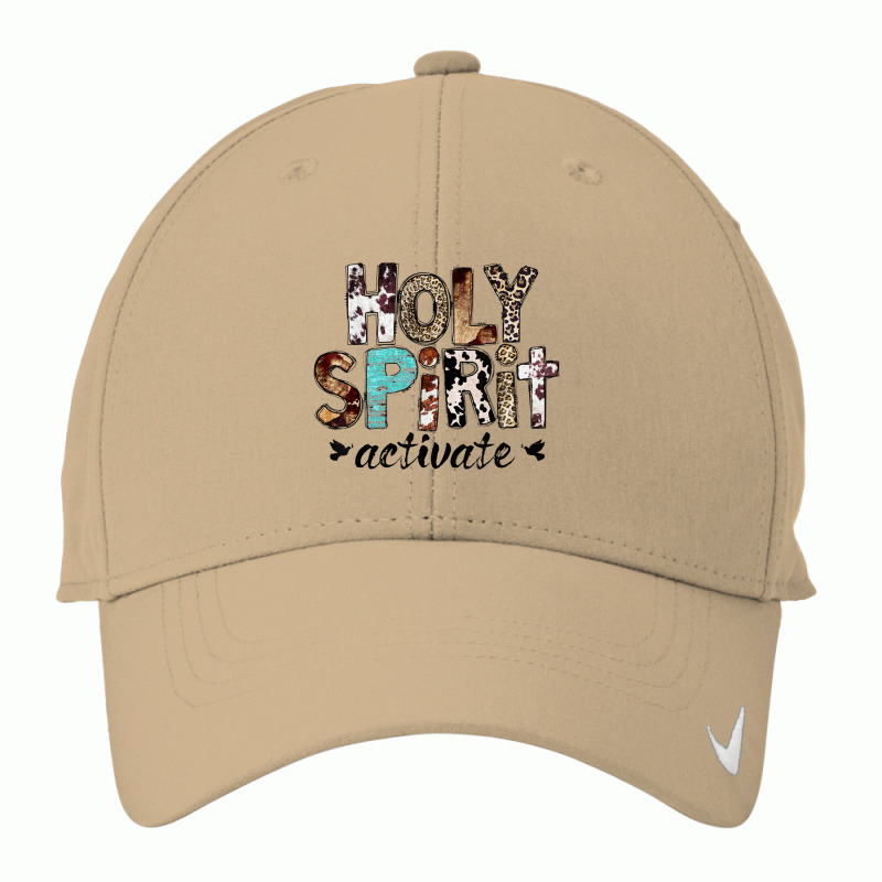 Holy Spirit Activate Cowhide Cowboy Western Southern Vibe Nike Dri-fit Cap | Artistshot