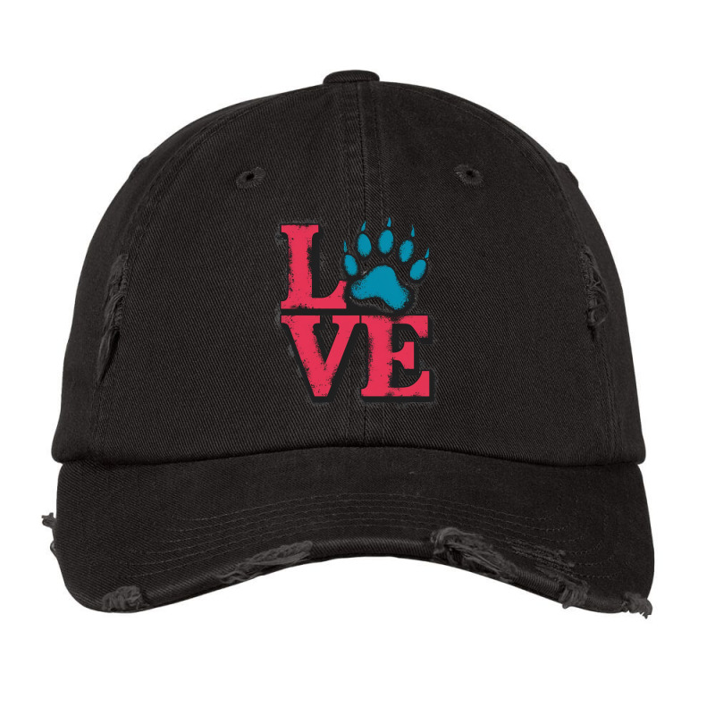 Love Cats Vintage Cap by Sandy | Artistshot