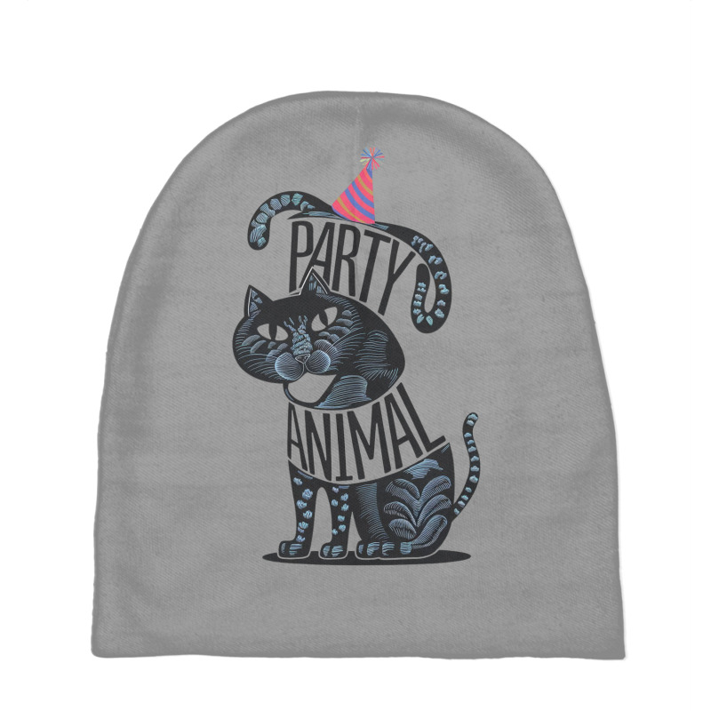 Party Animal,a Birthday Cats Baby Beanies by Sandy | Artistshot