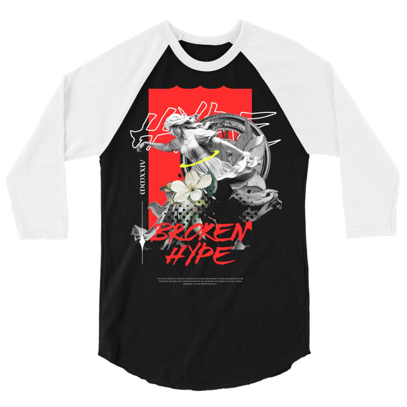 Broken Hype 3/4 Sleeve Shirt | Artistshot