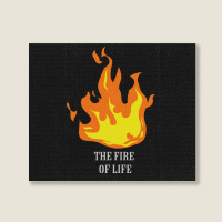 Fire Landscape Canvas Print | Artistshot