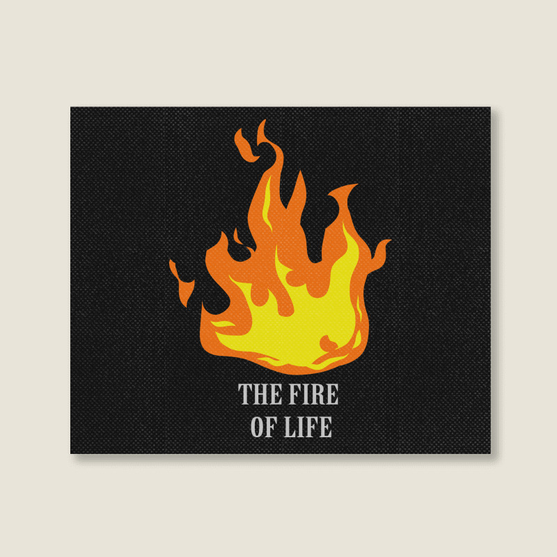 Fire Landscape Canvas Print | Artistshot