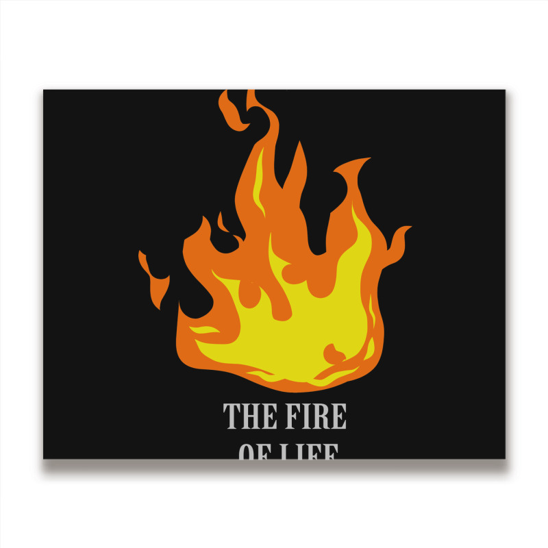 Fire Metal Print Horizontal | Artistshot