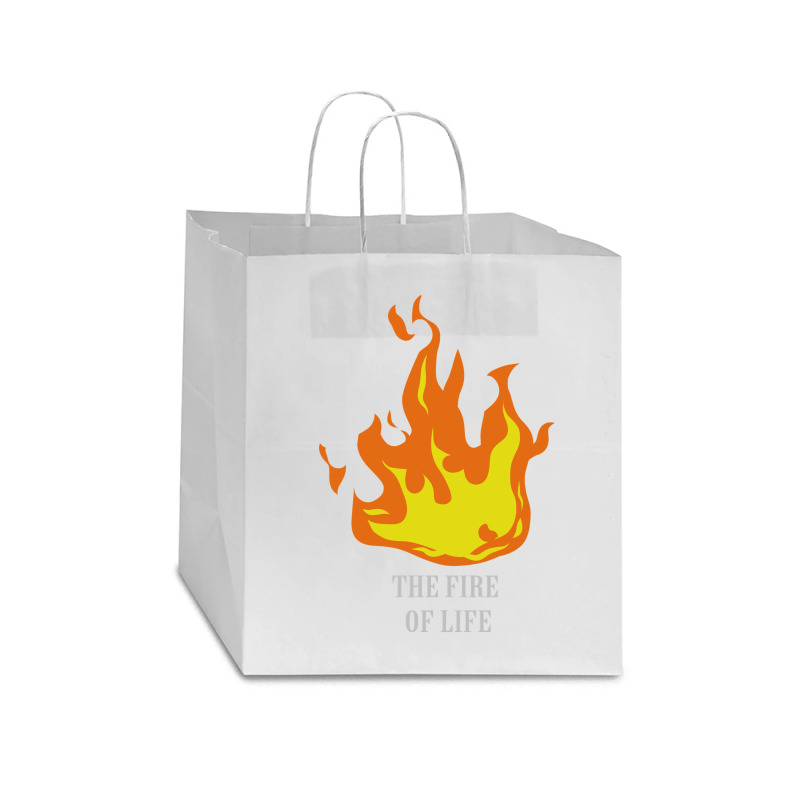 Fire Star Paper Bag - 13 X 7 X 13 | Artistshot