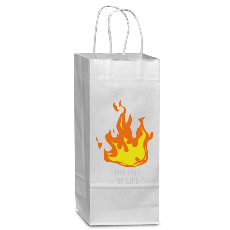 Fire Wine Paper Bag - 5 1/2 X 3 1/4 X 13 | Artistshot