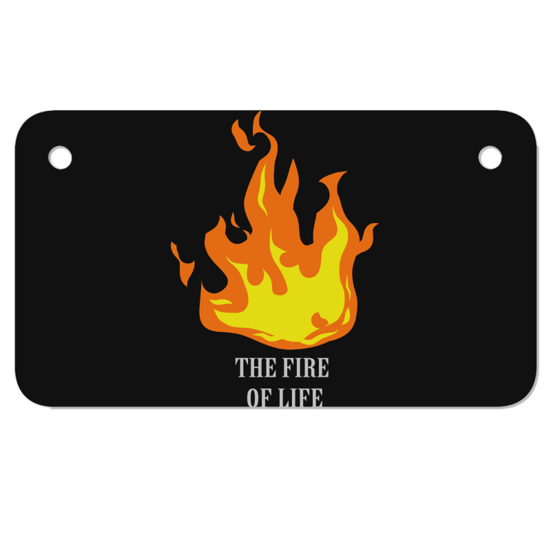 Fire Motorcycle License Plate | Artistshot