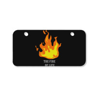 Fire Bicycle License Plate | Artistshot