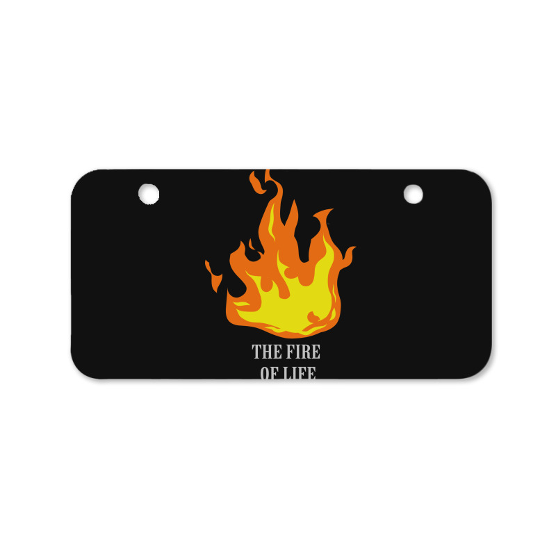 Fire Bicycle License Plate | Artistshot