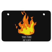 Fire Atv License Plate | Artistshot