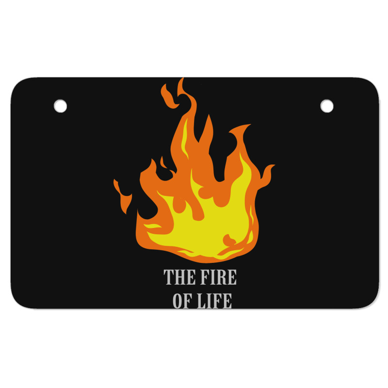 Fire Atv License Plate | Artistshot