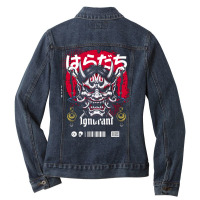 Ignorant And Anger Ladies Denim Jacket | Artistshot