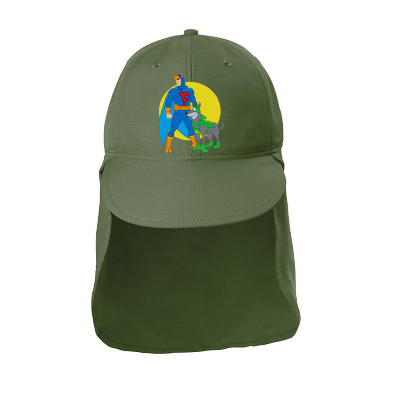 Blue Falcon And Dynomutt Sun Shade Cap by Sandy | Artistshot