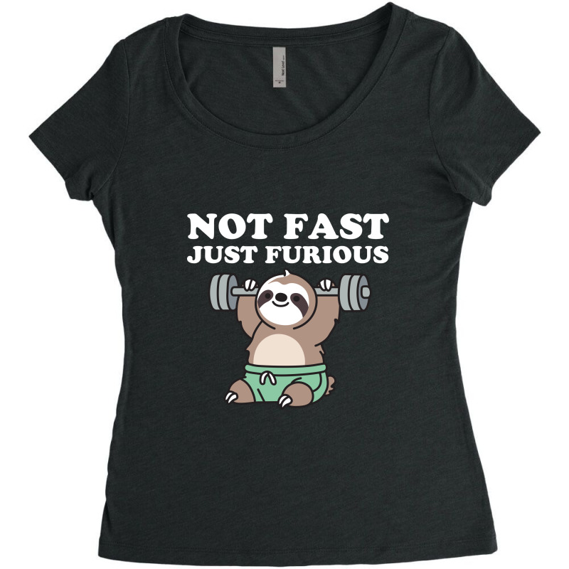 Not Fast Just Furious Women's Triblend Scoop T-shirt by NQArtist | Artistshot