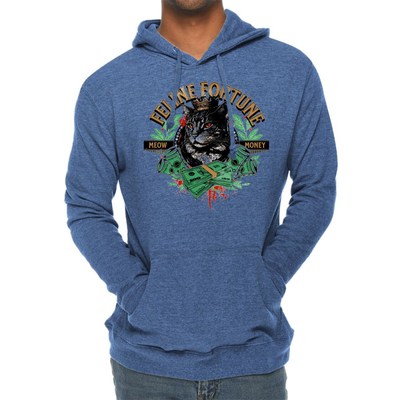 Feline Fortune Lightweight Hoodie | Artistshot