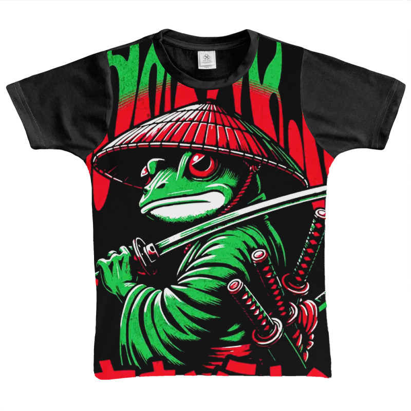 Frog Samurai Warrior Cute Animal Japan Vintage Ani Graphic Youth T-shirt by New Nice Shirt | Artistshot