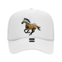 A Galloping Horse Foam Trucker Hat | Artistshot