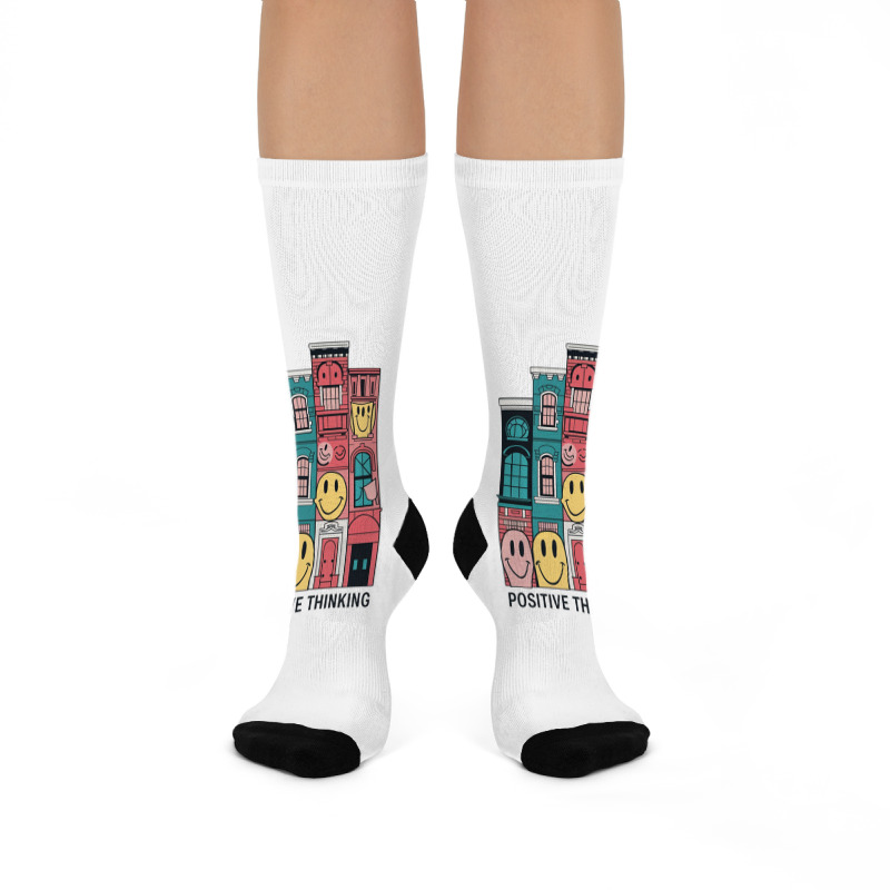 Positive Thinking  , Architecture Crew Socks | Artistshot