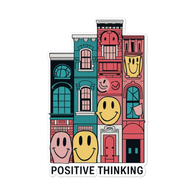 Positive Thinking  , Architecture Sticker | Artistshot