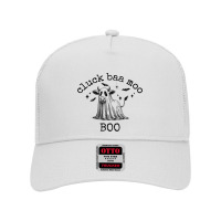 Cluck Baa Moo Boo Halloween Mesh Back Trucker Hat | Artistshot