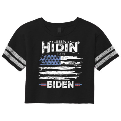 Keep Hidin From Biden Scorecard Crop Tee Designed By Kakashop