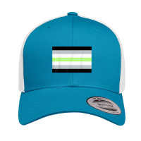 Agender Pride Flag National Pride Gift Retro Trucker Cap | Artistshot