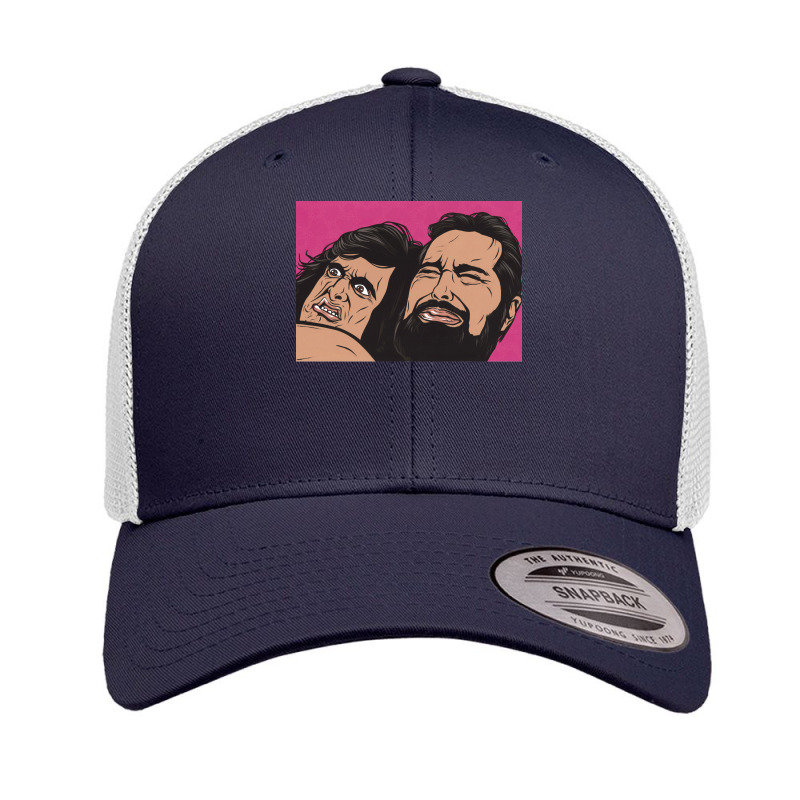 Samurai Cop Fight Scene Classic Retro Trucker Cap by cm-arts | Artistshot