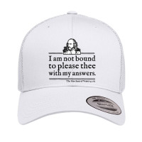 Not Bound To Please Shakespeare Quote Retro Trucker Cap | Artistshot