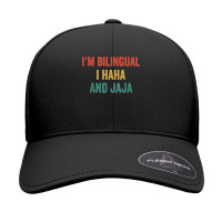 Im Bilingual I Haha And Jaja Funny Spanish Spanglish Teacher T Shirt Seamless Cap | Artistshot