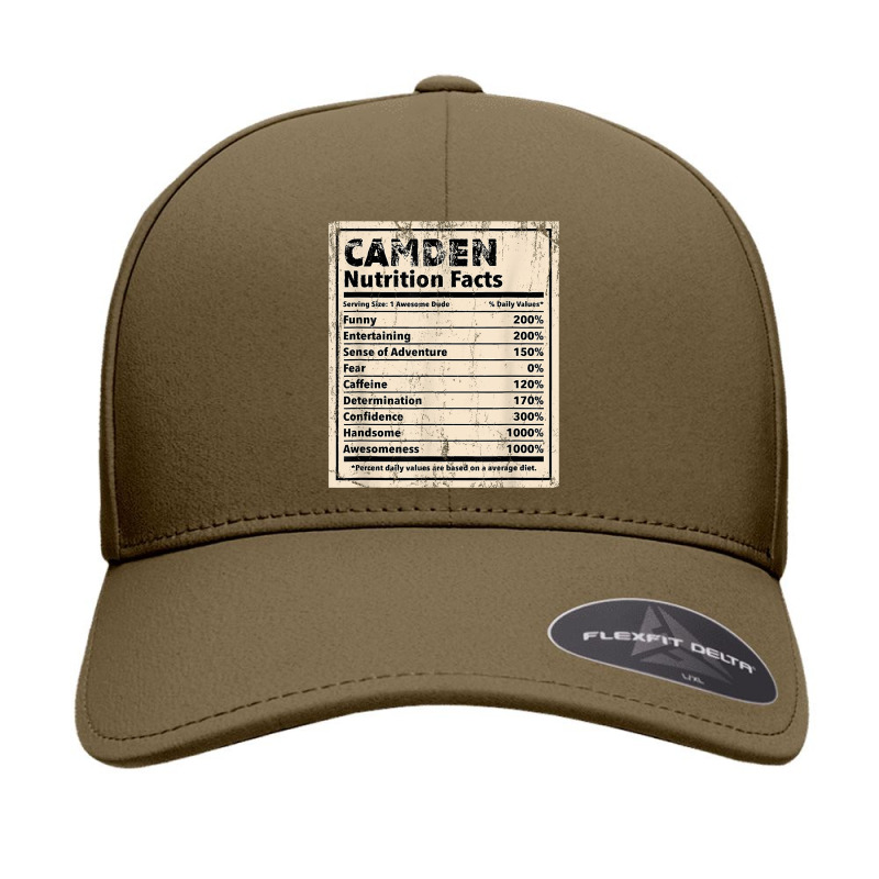 Camden Nutrition Facts Funny Name Humor Nickname T Shirt Seamless Cap by spizerrleppleq | Artistshot