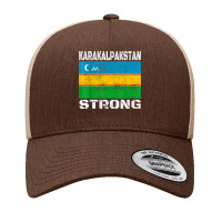 Karakalpakstan Flag Uzbekistan T Shirt Yupoong Trucker Cap | Artistshot