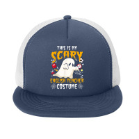 This Is My Scary English Costume Teacher Halloween Design Character Foam Snapback Hat | Artistshot