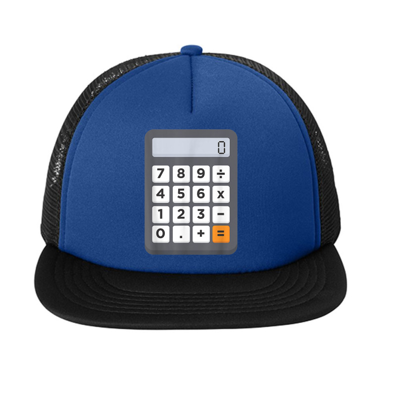 Funny Accountant Halloween Costume Outfit Math Calculator T Shirt Foam Snapback hat by rillanerby | Artistshot