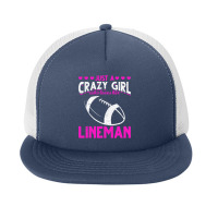 Sports American Football Player Women Girls Football Lineman Foam Snapback Hat | Artistshot