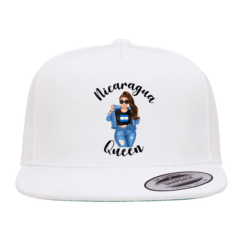 Womens Nicaragua Queen Latina Latin American South Womens Woman T Shir 5 panel snapback cap by cheesebroughbrensen | Artistshot