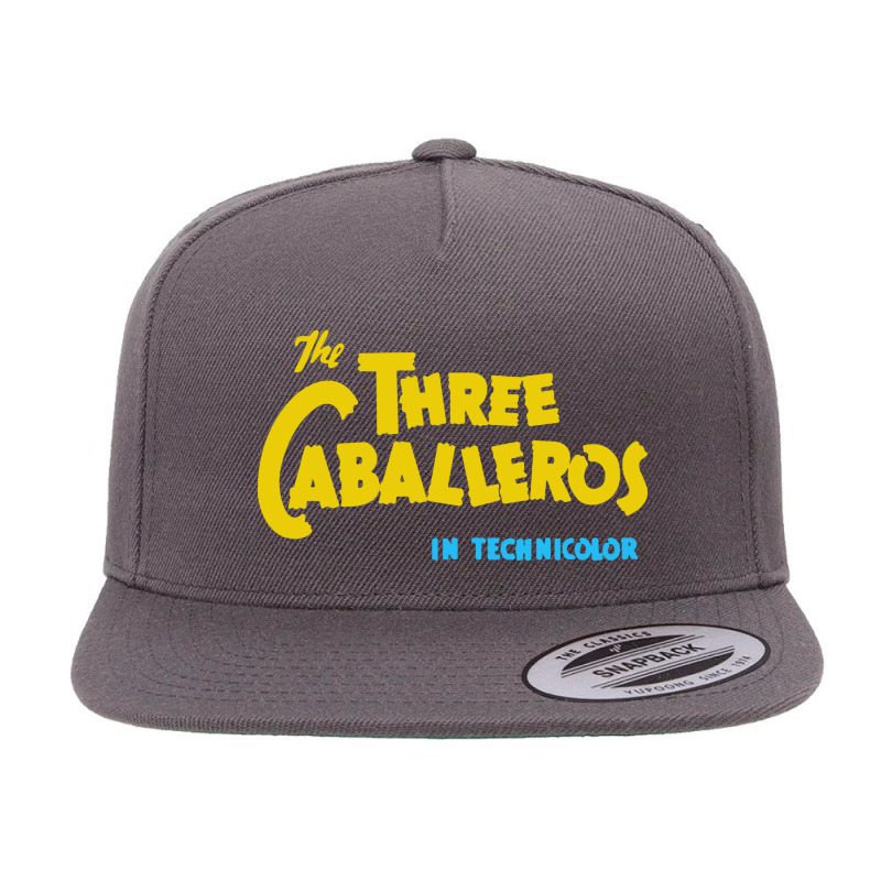 The Three Caballeros Title Card 5 panel snapback cap by Brigjen | Artistshot