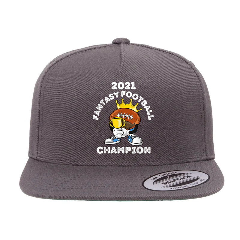 Funny 2021 Fantasy Football Champion Fantasy League Winner T Shirt Cop 5 Panel Snapback Cap | Artistshot