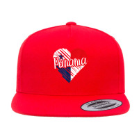 Panama For Men Panamanian Heart Flag For Women Panama 5 Panel Snapback Cap | Artistshot