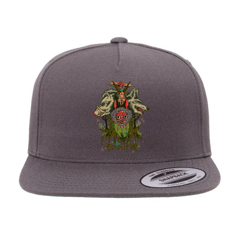 Mononoke Classic 5 panel snapback cap by berttdedw magazine shop | Artistshot