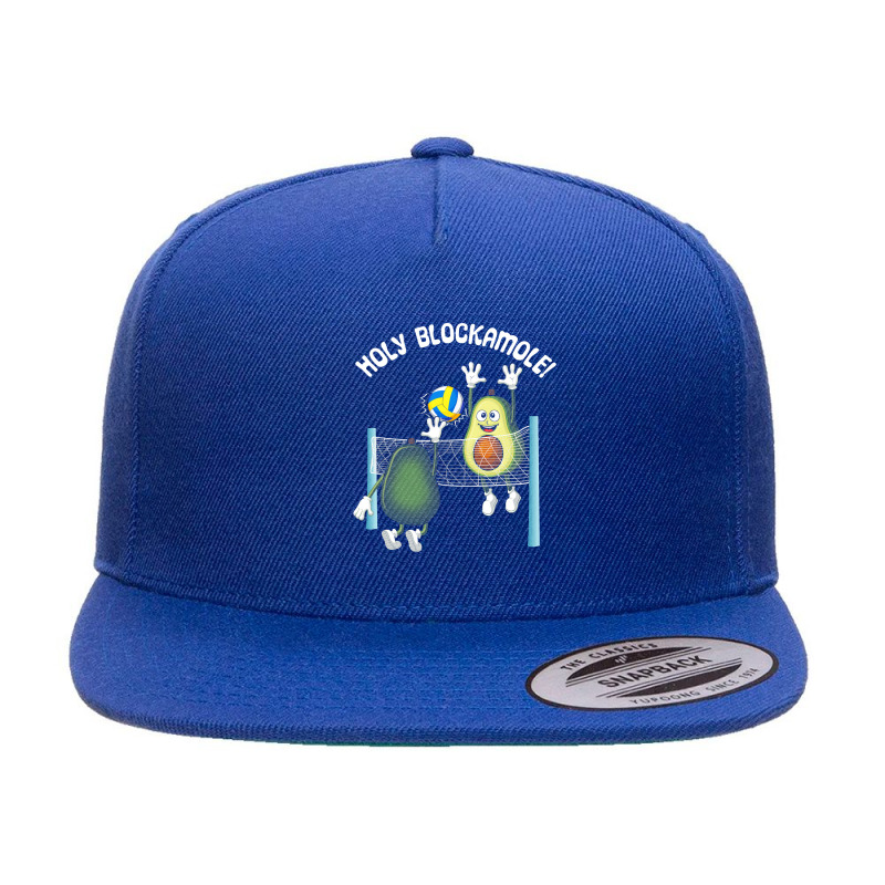 Holy Blockamole! Guacamole Player Blocker Volleyball T Shirt 5 panel snapback cap by bakien89 | Artistshot