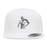 Vintage Retro Handsome Man Gifts Men 5 Panel Snapback Cap | Artistshot