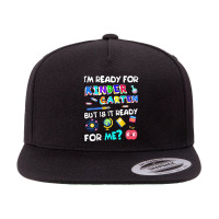 Kids Back To Kindergarten Tee 1st Day Of Kindergarten 5 Panel Snapback Cap | Artistshot