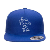 Spanish Christian Español Bible Verse Jesús Cambió Mi Vida Mens My  5 Panel Snapback Cap | Artistshot