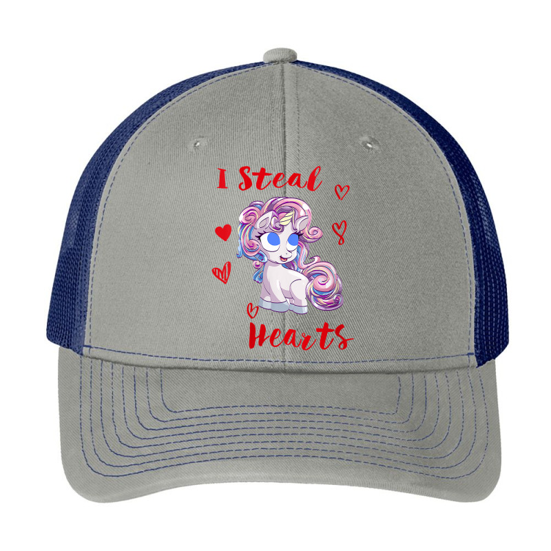 Womens I Steal Hearts Cute Unicorn Valentines Day Girls Boys Gift V Ne Pa Trucker Cap | Artistshot