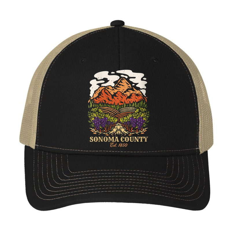 Womens Sonoma County Vineyard California Winery Wine Lover V Neck T Sh Pa Trucker Cap by diles | Artistshot