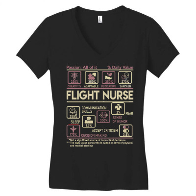 Flight Nurse T  Shirt Flight Nurse T Shirt   Multitasking Daily Value Women's V-neck T-shirt Designed By Jayda84288